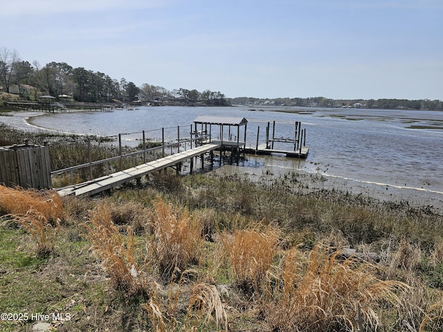 1229 Fletcher Hewett Rd SW, Shallotte, NC 28470 - dock area with a water view