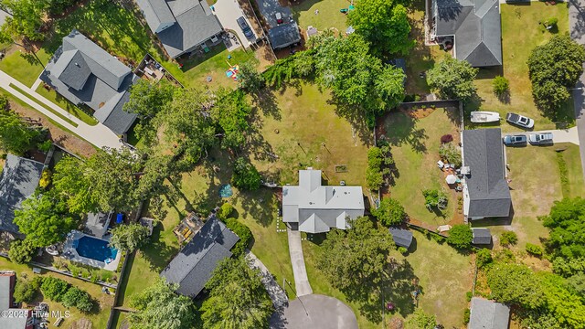 206 N Hills Dr, Wilmington, NC 28411 - aerial view of property's location with nearby suburban area