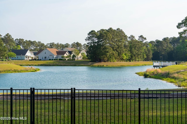 266 Twining Rose Ln, Holly Ridge, NC 28445 - view of water feature with fence