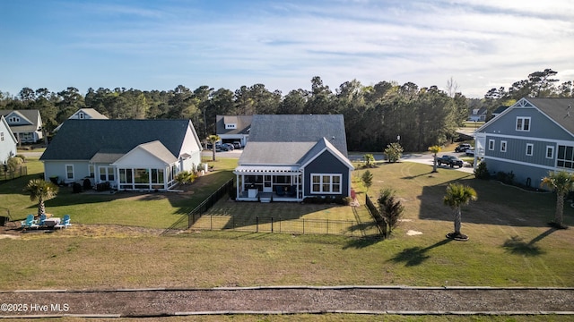 266 Twining Rose Ln, Holly Ridge, NC 28445 - birds eye view of property featuring a residential view