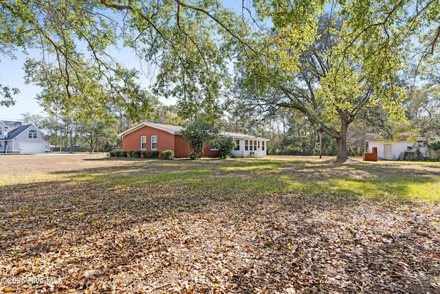 view of yard