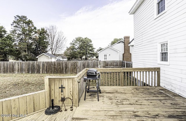 200 Emerson Dr, Rocky Mount, NC 27803 - wooden deck featuring fence