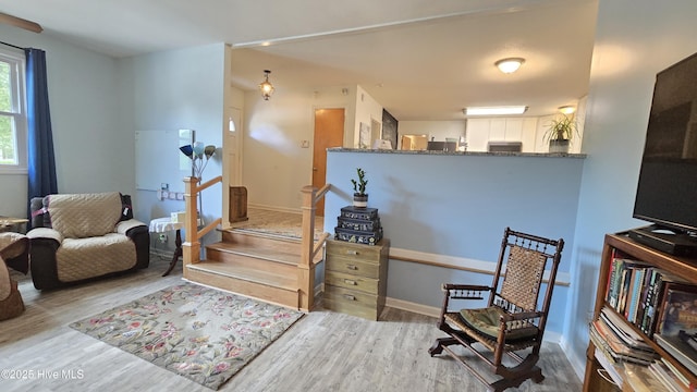 304 Mary Ave, Castle Hayne, NC 28429 - sitting room featuring wood finished floors and baseboards