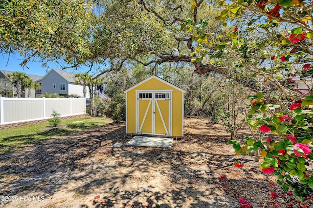 302 NE 60th St, Oak Island, NC 28465 - view of shed with fence