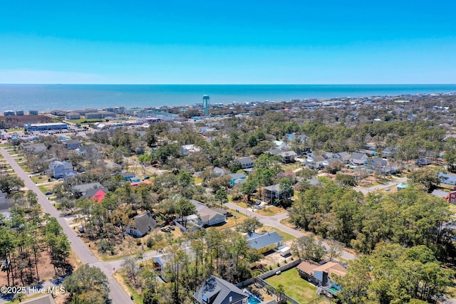 302 NE 60th St, Oak Island, NC 28465 - drone / aerial view of a nearby body of water