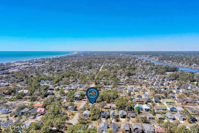 302 NE 60th St, Oak Island, NC 28465 - view of property location with a nearby body of water and nearby suburban area