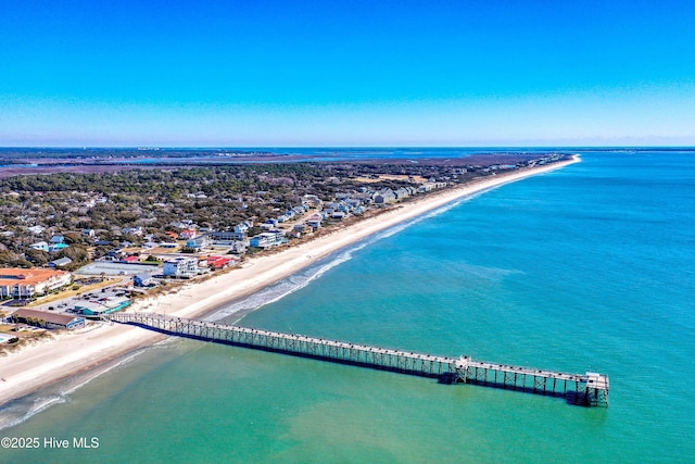 302 NE 60th St, Oak Island, NC 28465 - drone / aerial view of a nearby body of water