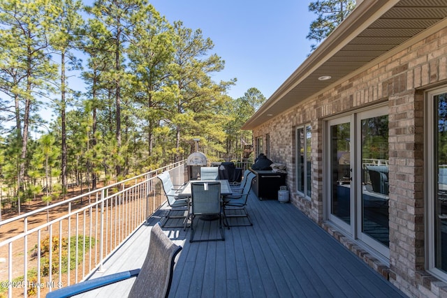86 Sakonnet Trl, Pinehurst, NC 28374 - deck featuring outdoor dining area
