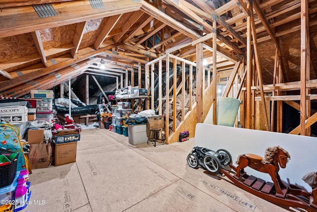 442 Crows Nest Ln, Sneads Ferry, NC 28460 - view of unfinished attic