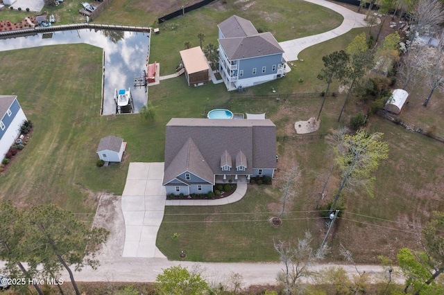 442 Crows Nest Ln, Sneads Ferry, NC 28460 - aerial view of property and surrounding area