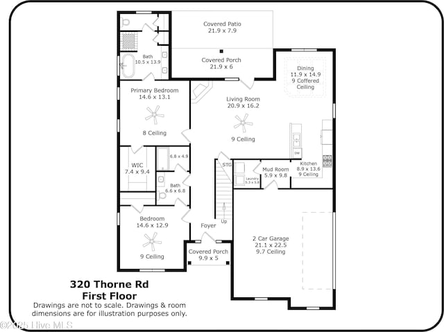 320 Thorne Rd, Pinehurst, NC 28374 - home floor plan