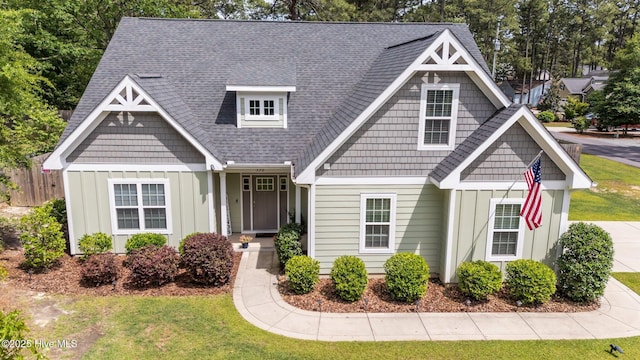 320 Thorne Rd, Pinehurst, NC 28374 - view of front of house featuring board and batten siding and roof with shingles