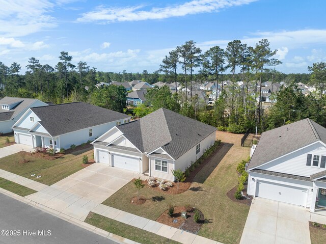 7801 Harrier Cir, Leland, NC 28451 - drone / aerial view with a residential view