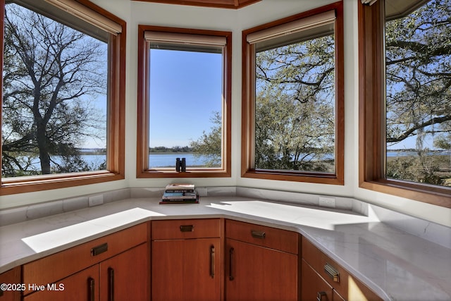 1409 Landfall Dr, Wilmington, NC 28405 - bathroom featuring a water view and healthy amount of natural light