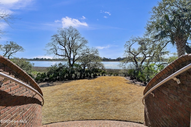 1409 Landfall Dr, Wilmington, NC 28405 - view of yard with a water view