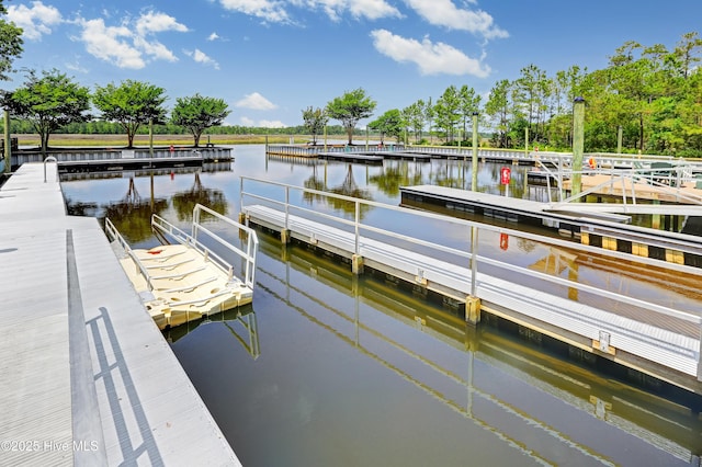 1462 Pinecroft Ln SE, Bolivia, NC 28422 - dock area featuring a water view