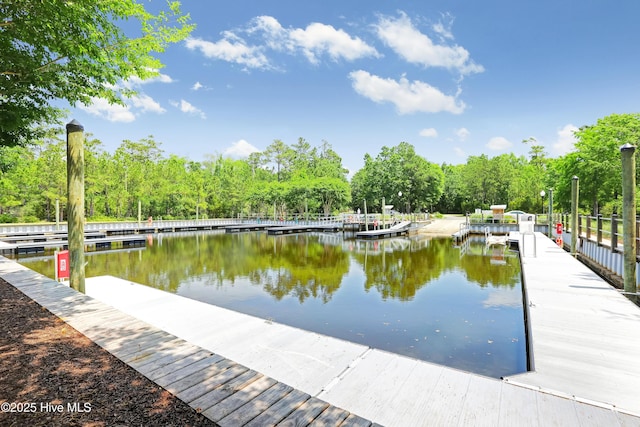 1462 Pinecroft Ln SE, Bolivia, NC 28422 - dock area with a water view