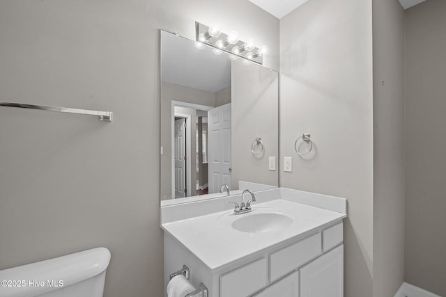 424 Commerce Ave Unit B, Morehead City, NC 28557 - half bathroom with toilet and vanity