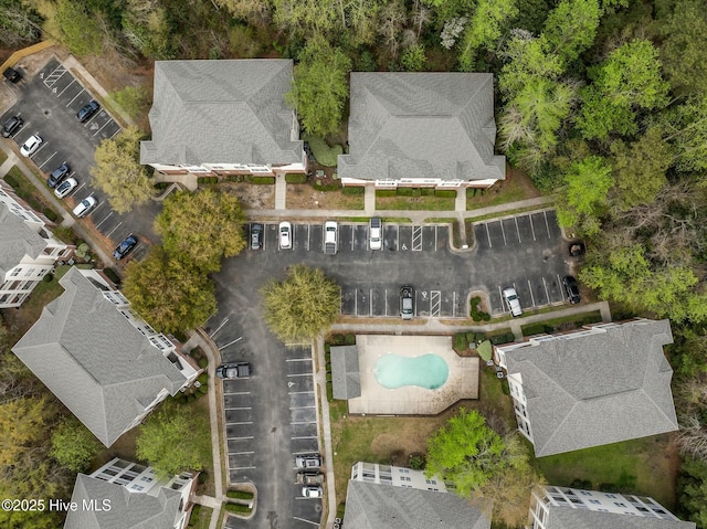 drone / aerial view
