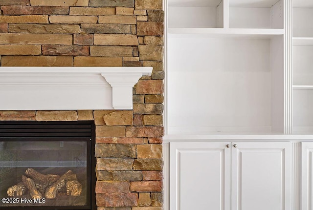 4021 Alastaire Cv, Leland, NC 28451 - details with a glass covered fireplace