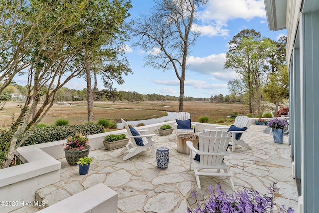 605 Dundee Dr, Wilmington, NC 28405 - view of patio / terrace featuring an outdoor fire pit
