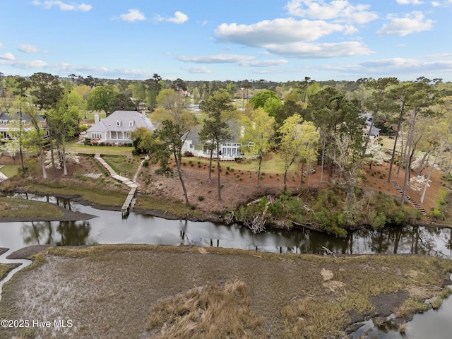 605 Dundee Dr, Wilmington, NC 28405 - water view with a tree filled landscape