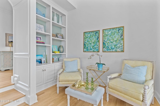 605 Dundee Dr, Wilmington, NC 28405 - sitting room with wood finished floors