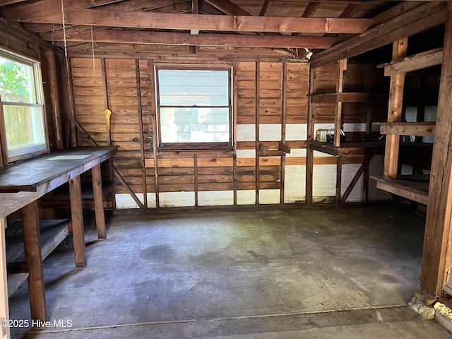 misc room featuring concrete floors