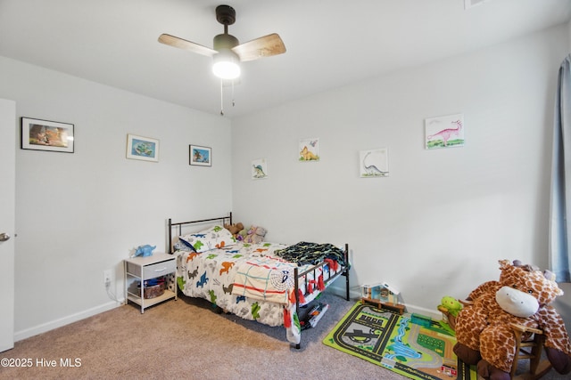 1550 Murre Ct SE, Bolivia, NC 28422 - bedroom featuring carpet flooring, baseboards, and ceiling fan