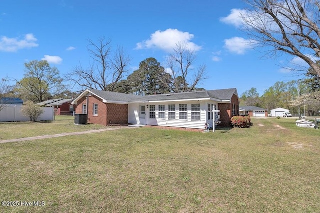 1317 Old Grantham Rd, Goldsboro, NC 27530 - view of front of house with brick siding and a garage