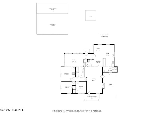 1317 Old Grantham Rd, Goldsboro, NC 27530 - view of room layout