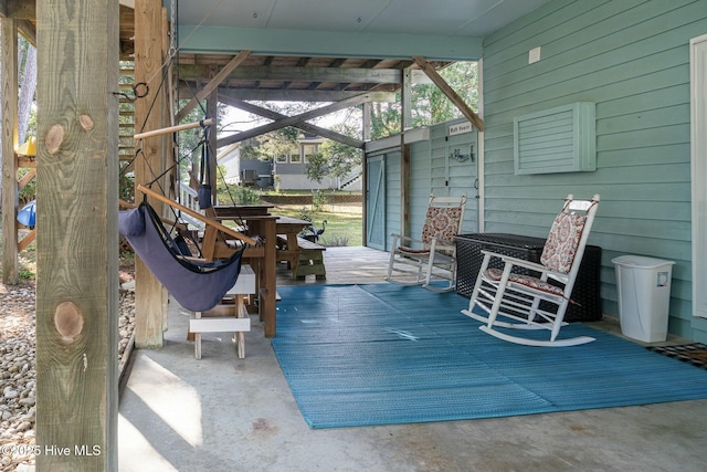 8713 Emerald Plantation Rd, Emerald Isle, NC 28594 - view of patio with a deck