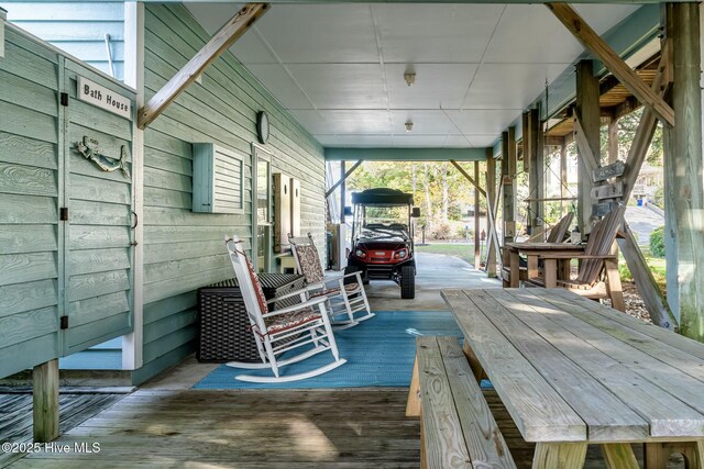 8713 Emerald Plantation Rd, Emerald Isle, NC 28594 - view of deck