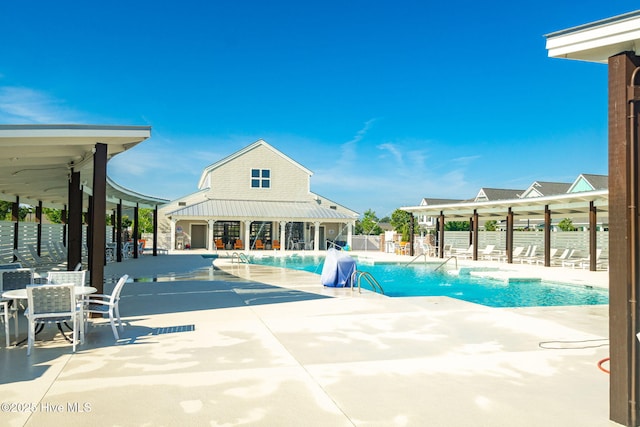 538 Sheldrake Ct, Beaufort, NC 28516 - community pool featuring a patio area