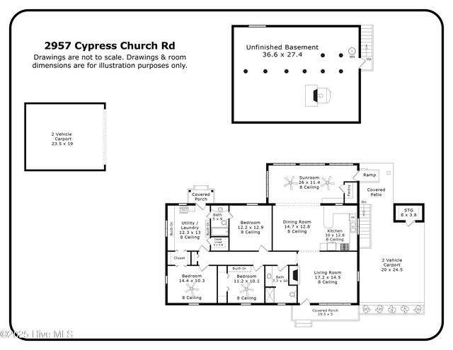 2957 Cypress Church Rd, Cameron, NC 28326 - plan