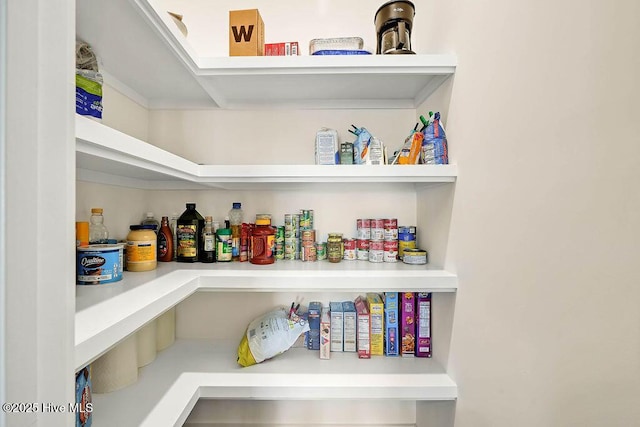 view of pantry