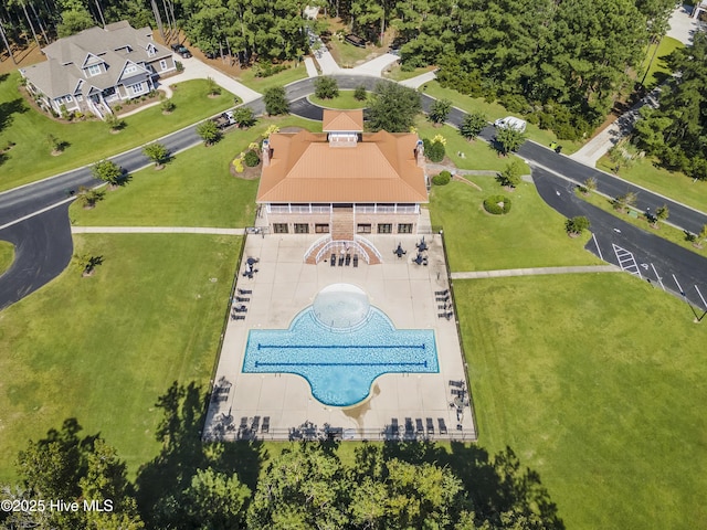 drone / aerial view
