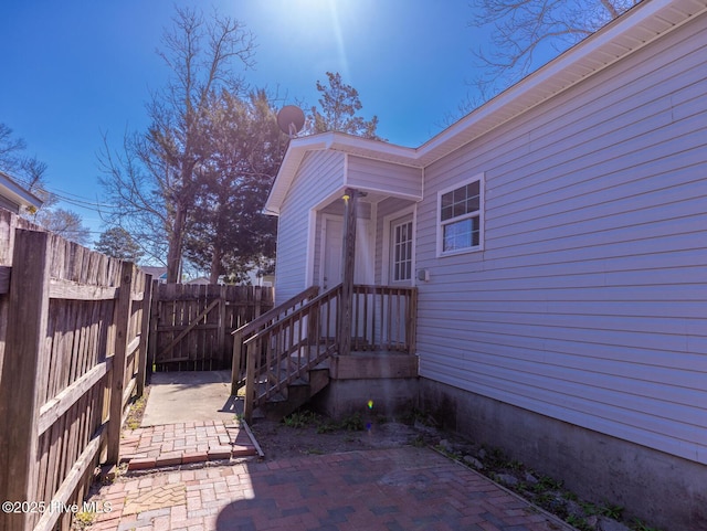 view of patio / terrace featuring a fenced backyard