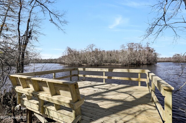 152 Talbert Dr, Rocky Point, NC 28457 - view of dock with a water view