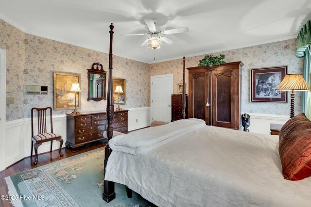 full bathroom with wallpapered walls, tile patterned flooring, and a garden tub