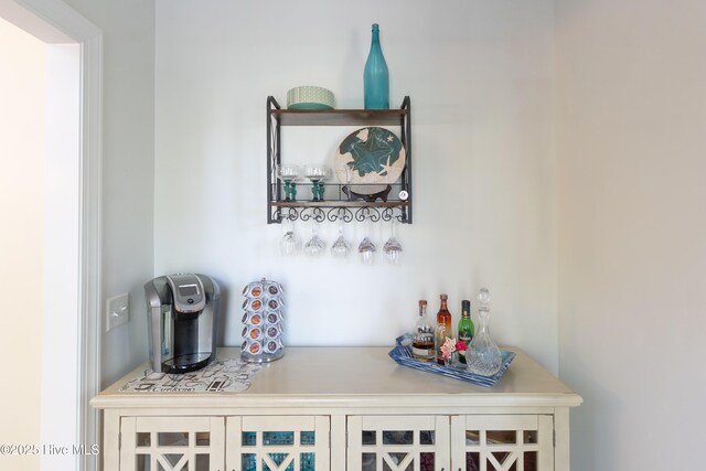 bar with a dry bar