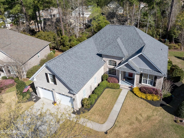 drone / aerial view