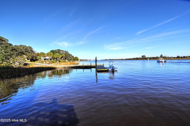 10170 Beach Dr SW Unit 305, Calabash, NC 28467 - dock featuring a water view