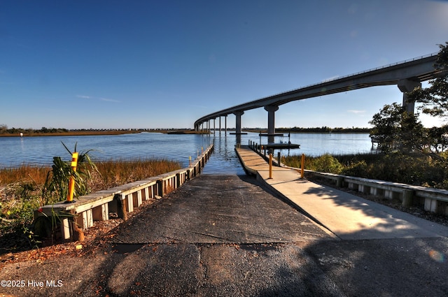 10170 Beach Dr SW Unit 305, Calabash, NC 28467 - dock area featuring a water view