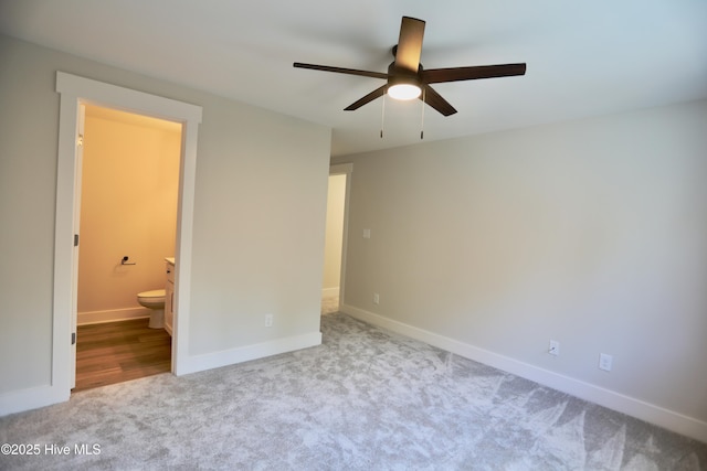 130 Gails Rd, West End, NC 27376 - unfurnished bedroom featuring carpet floors and ensuite bath