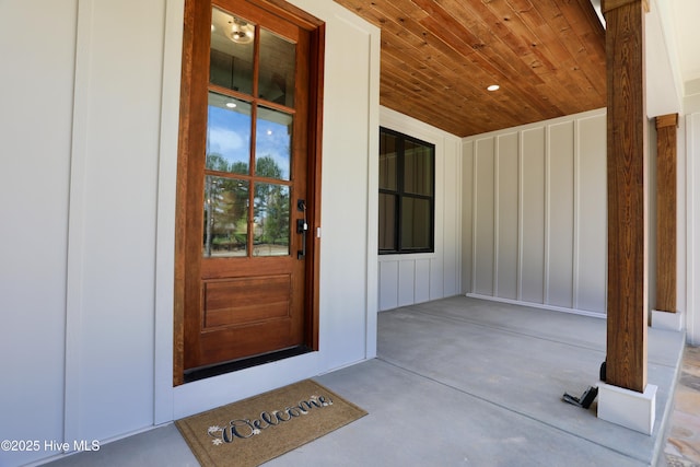 130 Gails Rd, West End, NC 27376 - property entrance with board and batten siding