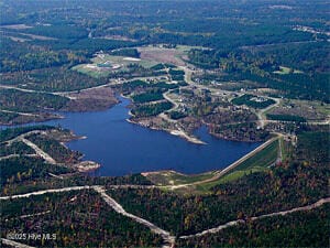 130 Gails Rd, West End, NC 27376 - bird's eye view of a large body of water