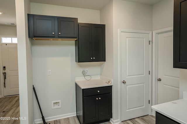 1741 Riverton Dr SE Lot 36, Bolivia, NC 28422 - clothes washing area with light wood-style flooring and visible vents