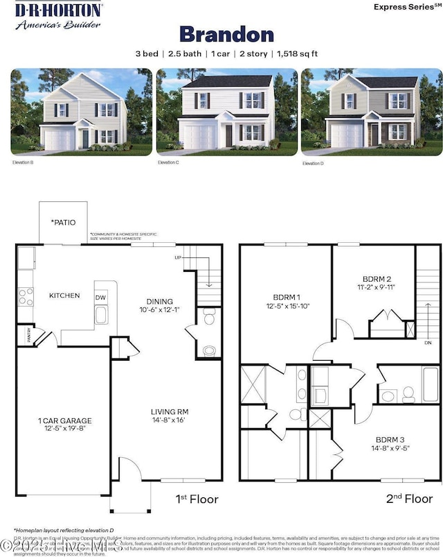 3806 Falcon Ct NW, Wilson, NC 27896 - view of layout