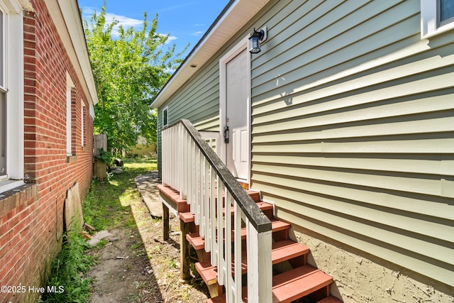view of side of home